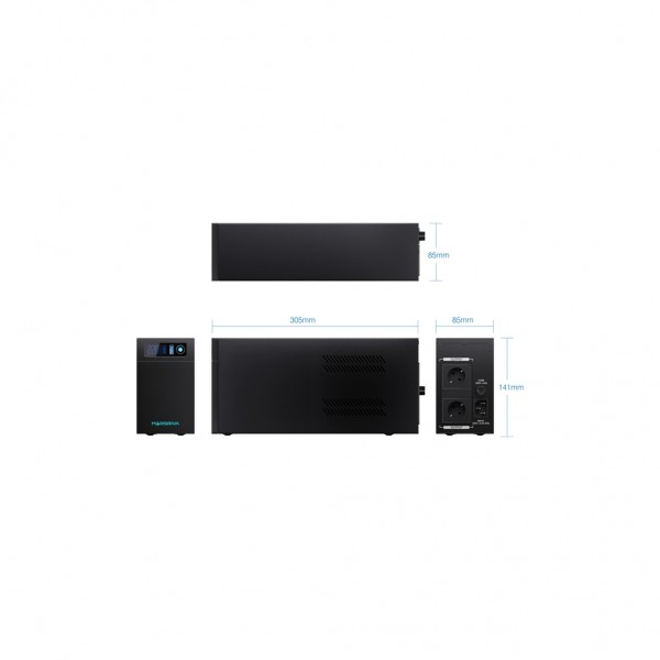 Пристрій безперебійного живлення Marsriva MR-UF1200L