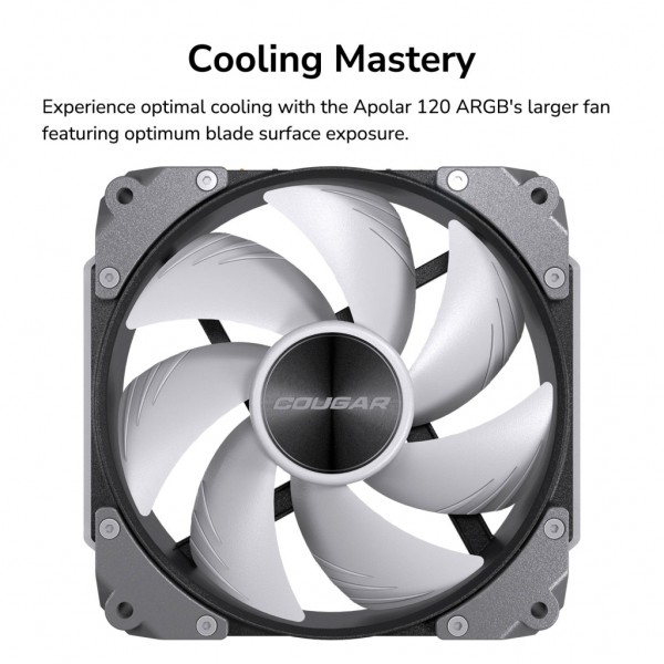 Кулер до корпусу Cougar Apolar 120 ARGB