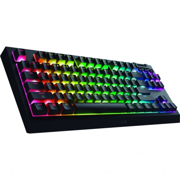 Клавіатура Razer BlackWidow V4 Low-Profile TKL Wireless/Bluetooth/USB Green switch UA Black (RZ03-05450500-R3M1)
