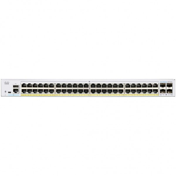 Комутатор мережевий Cisco CBS350-48P-4G-EU