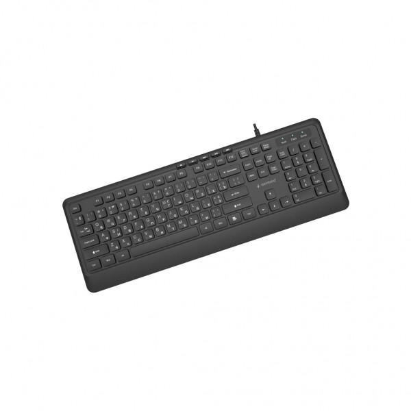 Клавіатура Gembird Slim Multimedia USB Black (KB-MCH-05-CYRL)