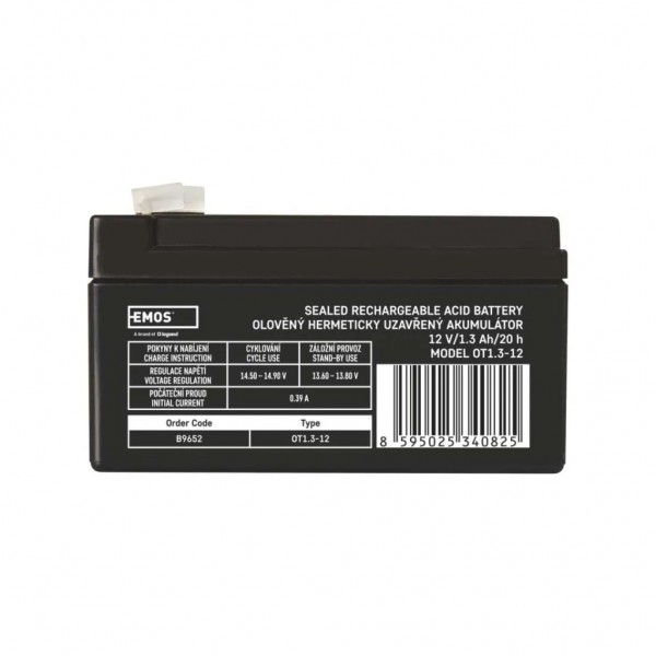 Батарея до ДБЖ EMOS 12V 1.3Ah (B9652)