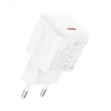 Зарядний пристрій Acefast A118 USB-C PD30W GaN white (6974316285366)