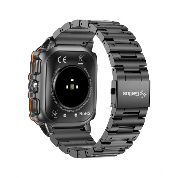 Смарт-годинник Gelius Tactical Heavy (GP-SW016) Black Chrome (2099901019097)
