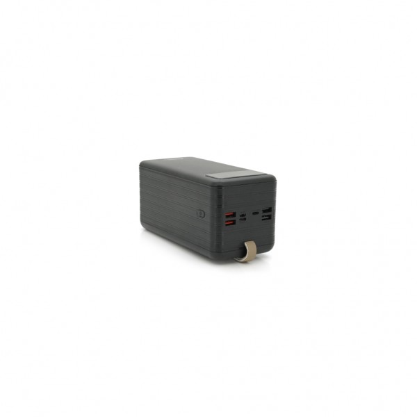 Батарея універсальна ACL 80000mAh, 4xUSB, 4 кабеля(USB/Micro/Type-C/Lighting), 1,4кг, Black (PW-94)