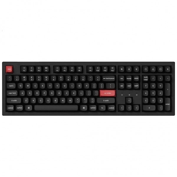 Клавіатура Keychron K10 PRO K pro Red RGB Wireless/Bluetooth/USB-А UA Black (K10P-B1-UA)