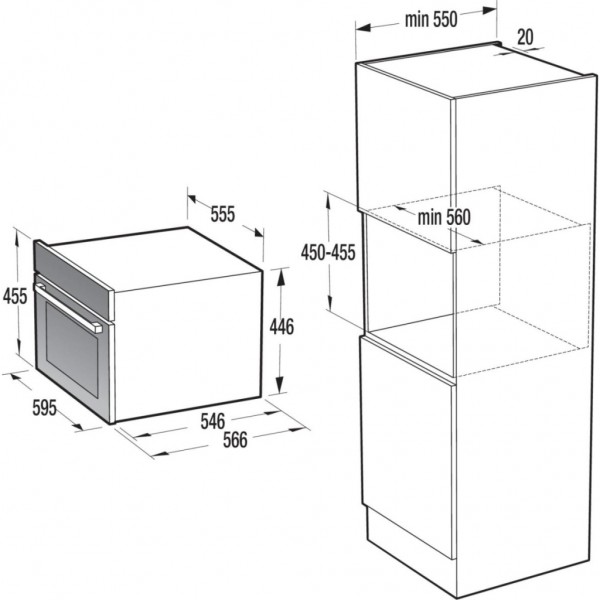 Духова шафа Gorenje BCM4058B