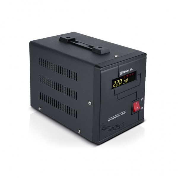Стабілізатор напруги REAL-EL STAB ENERGY-2000 (EL122400013)