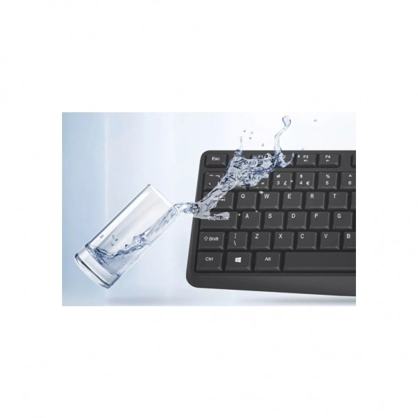 Клавіатура Canyon KB-W01 Water resistant Wireless UA Black (CNE-CKEYW01)
