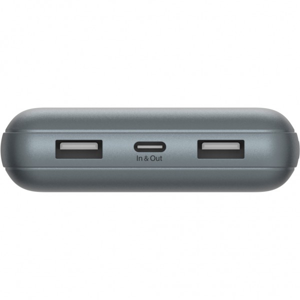 Батарея універсальна Belkin 10000mAh 15W 2xUSB-A, USB-C Gray (BPB011BTGY)