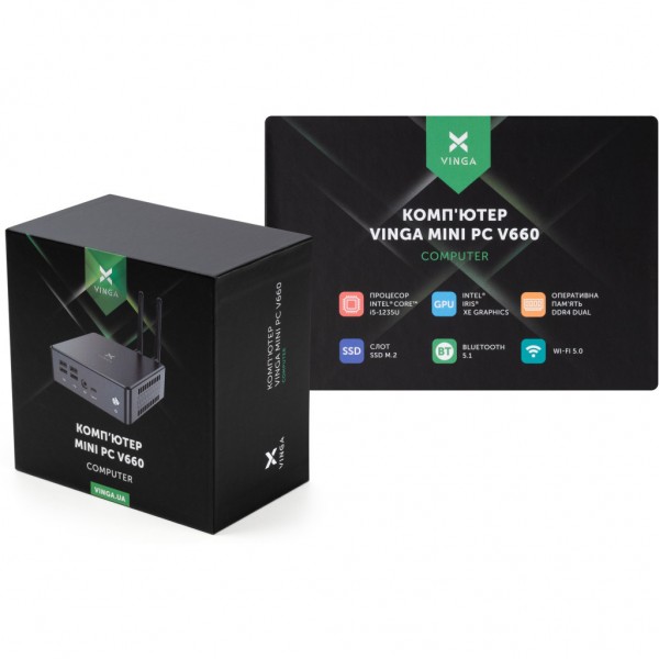 Комп'ютер Vinga Mini PC V660 (V6601235U.16512)