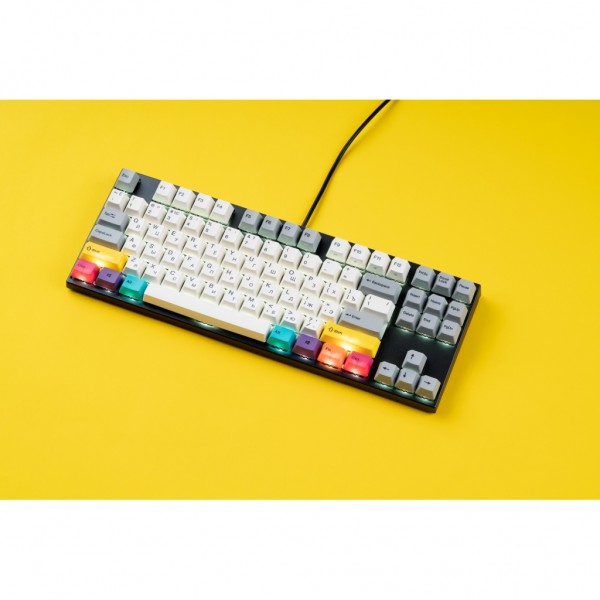Клавіатура Varmilo APT87 CMYK C-TK Red Wireless White Led UA (A92A024D4A5A17A007)