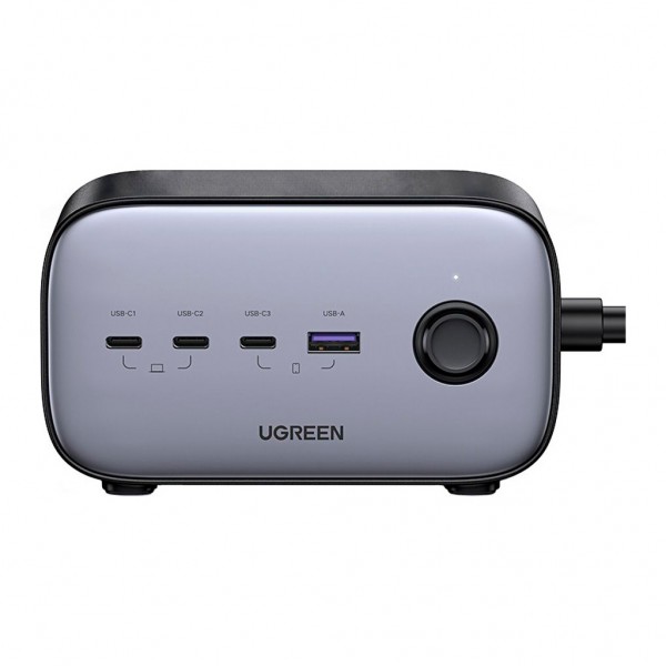 Зарядний пристрій UGREEN 4xUSB 100W Nexode Pro (3хUSB-C+USB-A+2хSchuko) CD270 (60167)