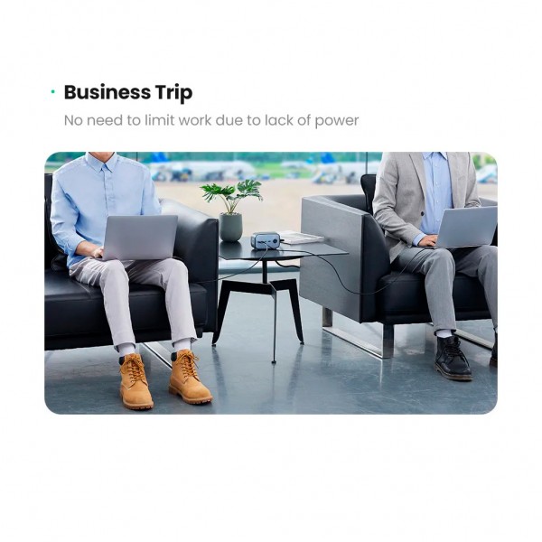 Зарядний пристрій UGREEN 4xUSB 100W Nexode Pro (3хUSB-C+USB-A+2хSchuko) CD270 (60167)