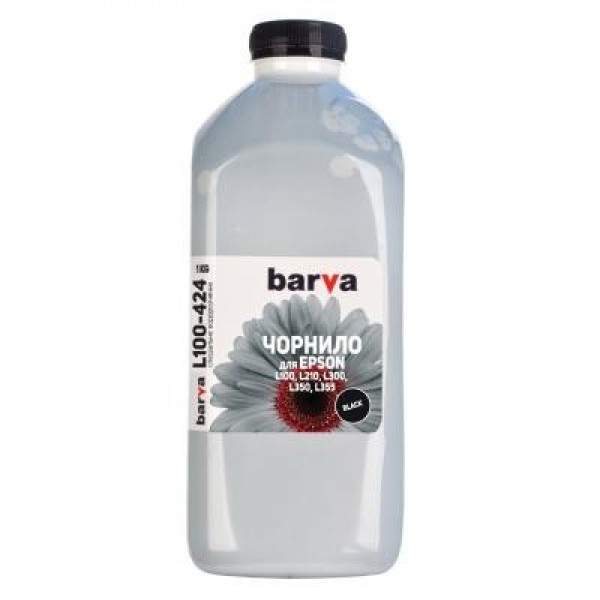 Чорнило Barva Epson 664 1кг (T6641) BLACK (L100-424)