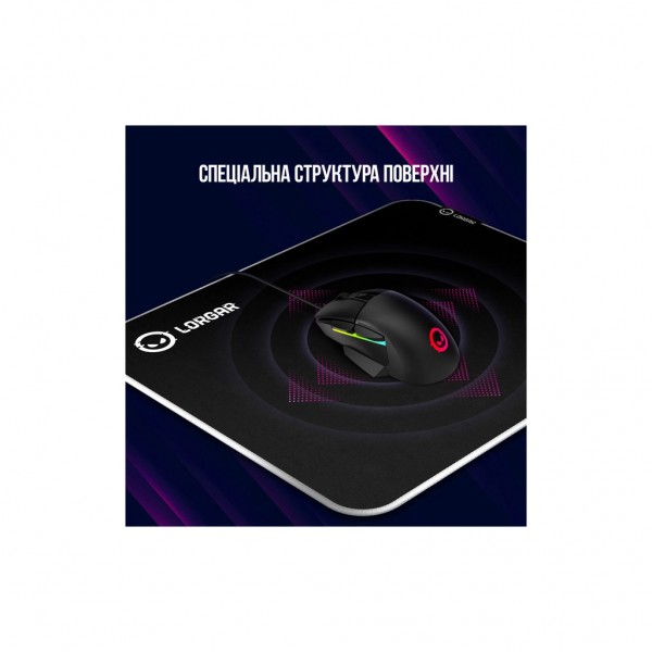 Килимок для мишки Lorgar Legacer 753 Black (LRG-CMP753)