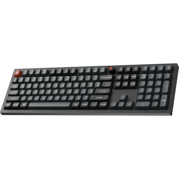 Клавіатура Keychron V6 8K Keychron Super Red Switch RGB USB UA Black (V6W-D1-UA)