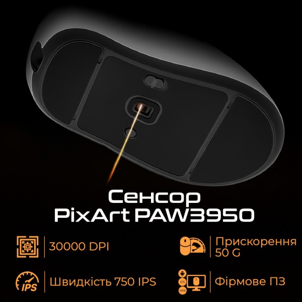 Мишка RAWM ER21Pro Wireless Green (ER21PRO.green)