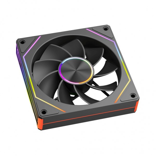 Кулер до корпусу PcCooler Вентилятор реверсний PCCOOLER FG120R ARGB BK чорний для корпусу 1 (FG120R ARGB BK)