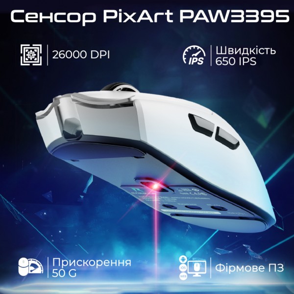 Мишка RAWM SA-MH01 Wireless/Bluetooth Purple (SA-MH01.purple)