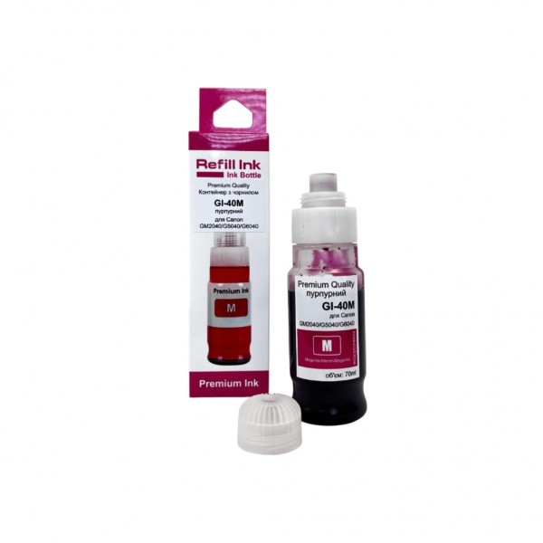 Чорнило Premium Quality Canon GI-40M 70ml Magenta (70264917)
