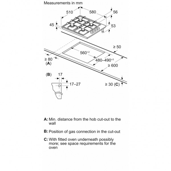 Варочна поверхня Bosch PBH6C5K90R