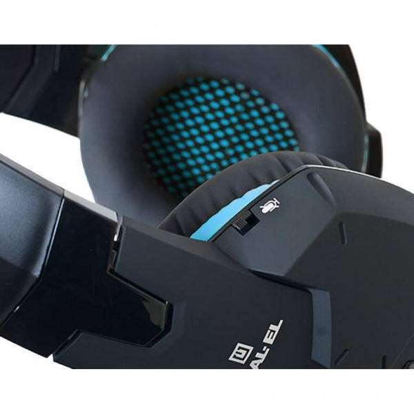 Навушники REAL-EL GDX-7500 Black/Blue (EL124100015)