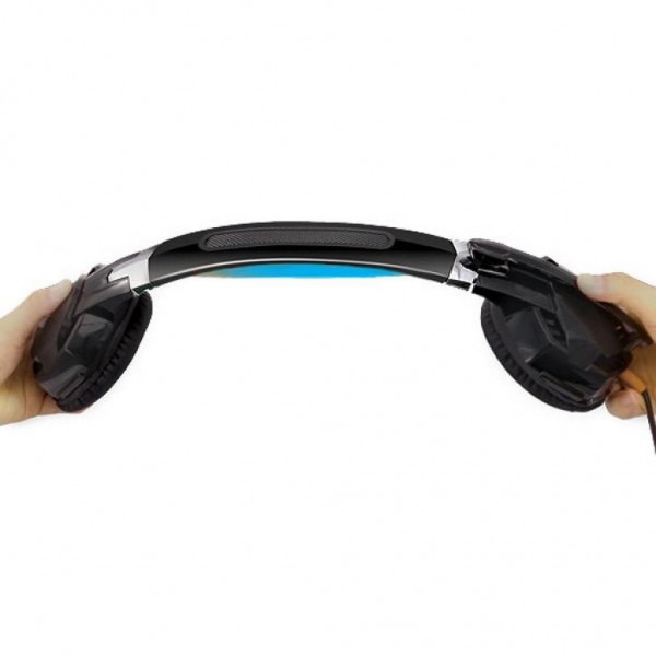 Навушники REAL-EL GDX-7500 Black/Blue (EL124100015)