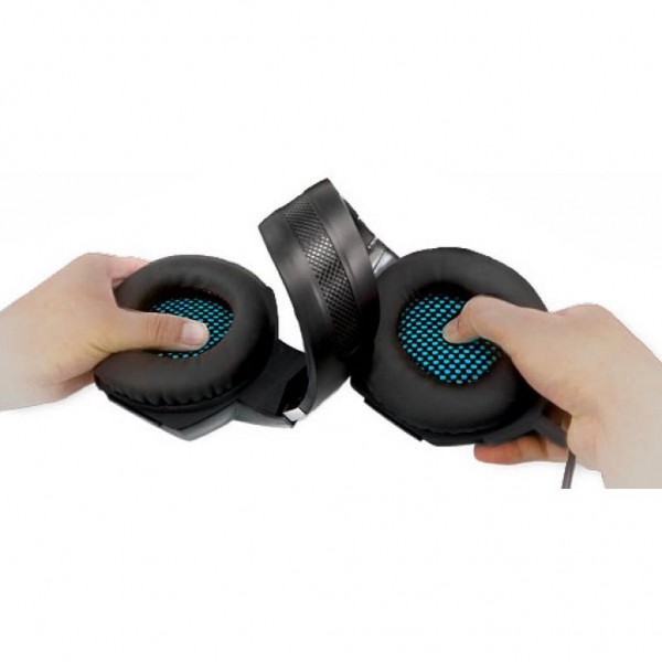 Навушники REAL-EL GDX-7500 Black/Blue (EL124100015)