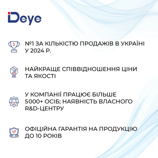 Батарея LiFePo4 Deye BOS-A 38.4V - 200Ah (BOS-A)