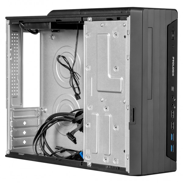 Корпус для ПК Prologix E117 Slim 400W Black