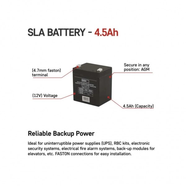 Батарея до ДБЖ EMOS 12V 4.5Ah (B9653)