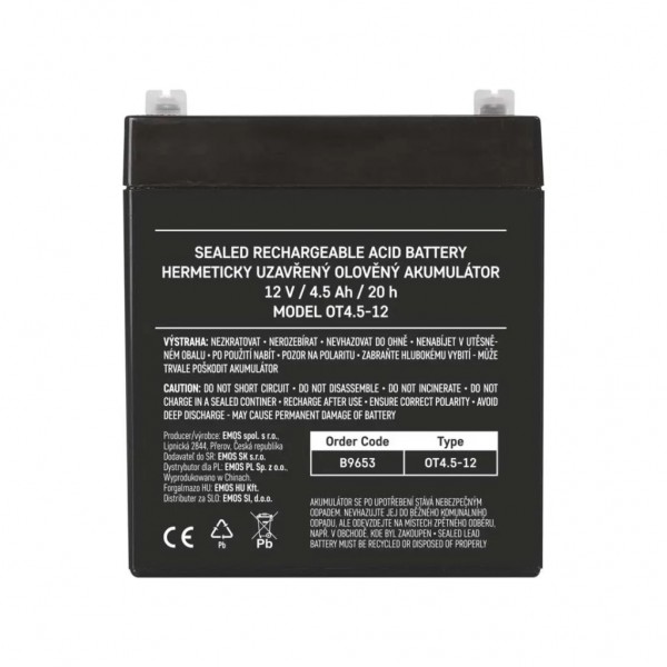 Батарея до ДБЖ EMOS 12V 4.5Ah (B9653)