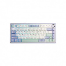 Клавіатура Aula F75 Gasket Greywood V3 switch Hot-Swap PBT Wireless/Bluetooth/USB White (6948391208640)