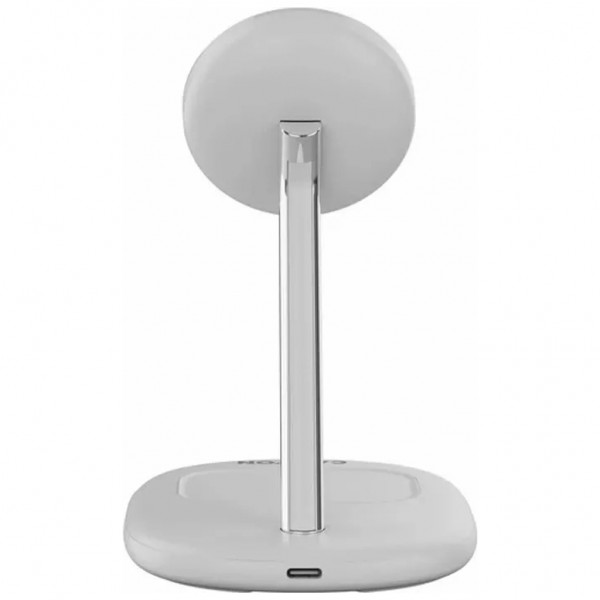 Зарядний пристрій Canyon wireless charger WCS-205 15W Qi2 2in1 w/o adapter White (CNS-WCS205WW/A)