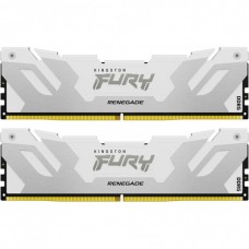 Модуль пам'яті для комп'ютера DDR5 64GB (2x32GB) 6400 MHz Renegade White XMP Kingston Fury (ex.HyperX) (KF564C32RWK2-64)