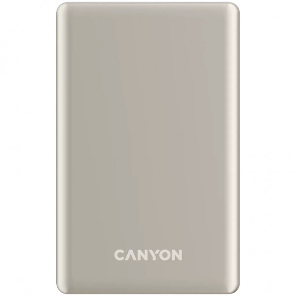 Батарея універсальна Canyon 5000mAh OnPower 505 slim Magsafe PD/20W Beige (CNS-CPB505BE)