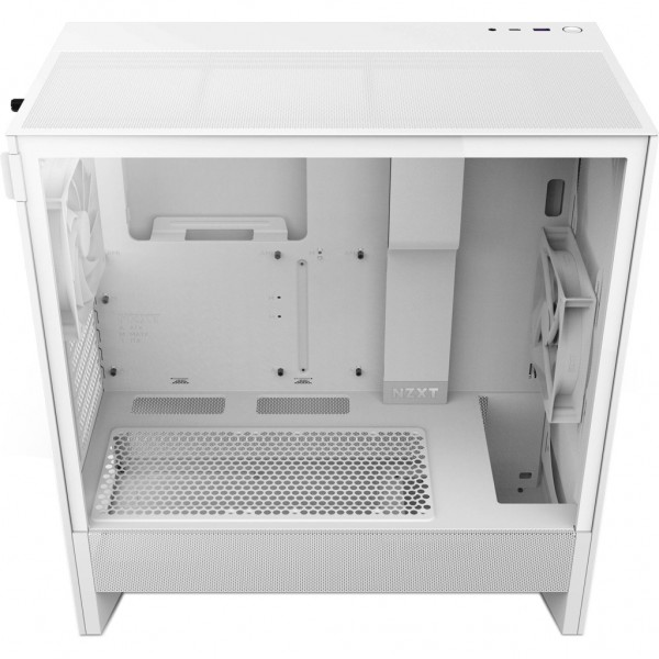 Корпус для ПК NZXT H5 Flow Compact All White (CC-H52FW-01)
