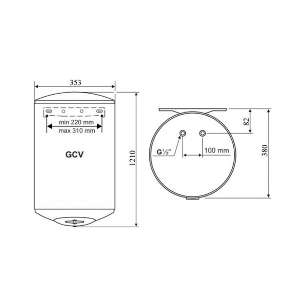Бойлер Tesy Anticalc Slim 80 (304891)