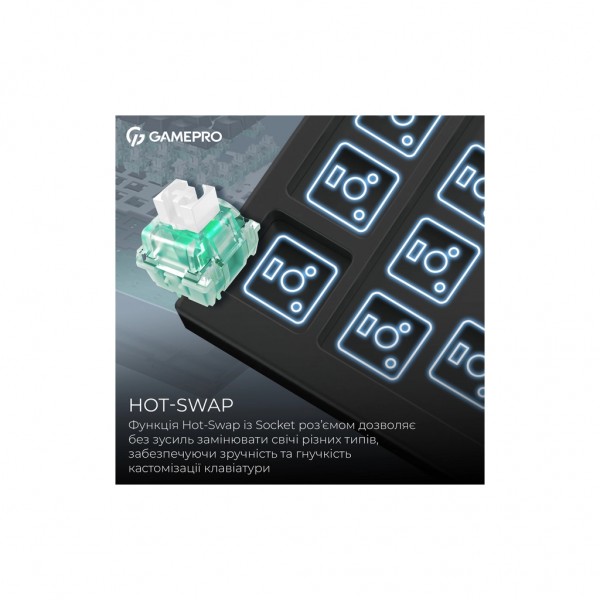 Клавіатура GamePro Asgard Valhalla Max MK160B MAX USB UA Black (MK160B MAX)