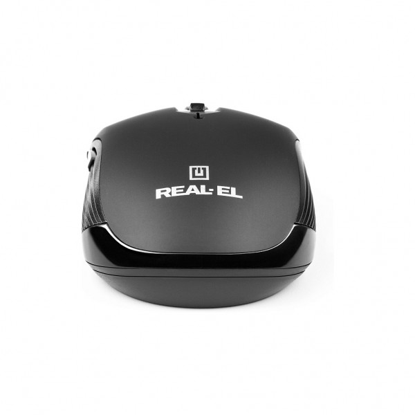 Мишка REAL-EL RM-331W Wireless Black (EL123200044)