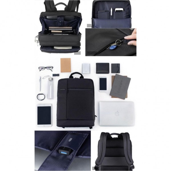 Рюкзак для ноутбука Xiaomi 14" RunMi 90 Classic Business Backpack Dark Grey/Black (Ф00650)