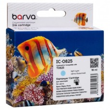 Картридж Barva Epson T0815/T0825 XL (C13T11154A10/C13T11254A10) 410ст, light cyan (IC-0825)