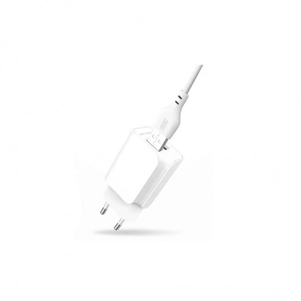Зарядний пристрій XO L35D 2 USB 2.1A cable microUSB (XO-L35-MCR)