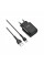 Зарядний пристрій HOCO C72Q Glorious USB QC3.0 + cable USB to USB-C 18W Black (6931474732545)
