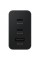 Зарядний пристрій Samsung 2xUSB-С 65W PD PPS/USB-A Black (EP-T6530NBEGEU)