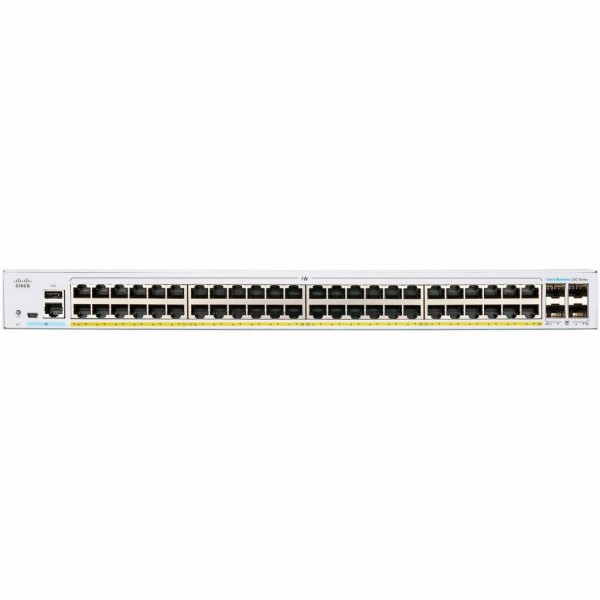 Комутатор мережевий Cisco CBS250-48P-4X-EU