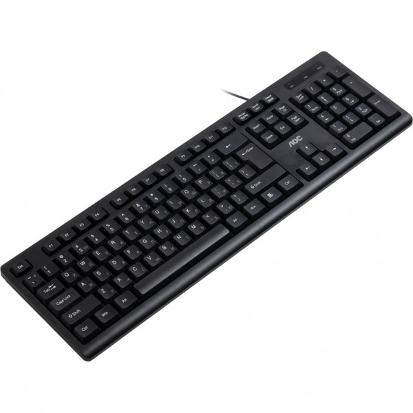 Клавіатура AOC KB100B USB UA Black (KB100B/97)