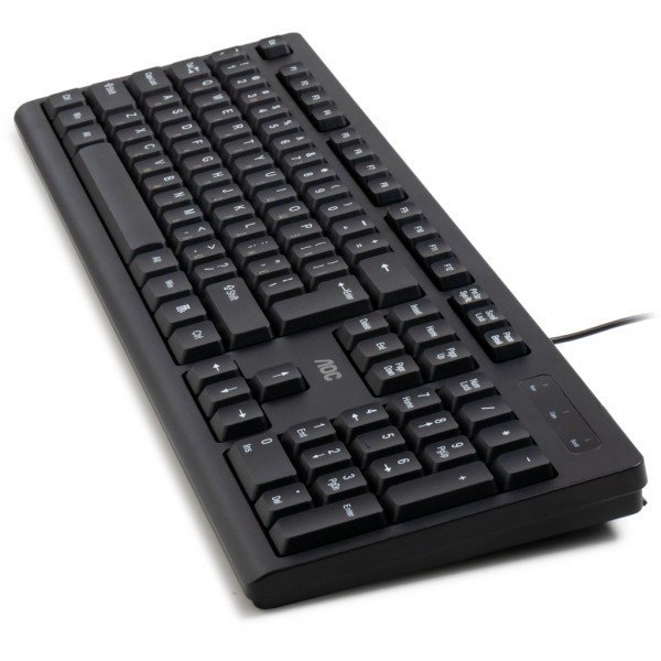 Клавіатура AOC KB100B USB UA Black (KB100B/97)