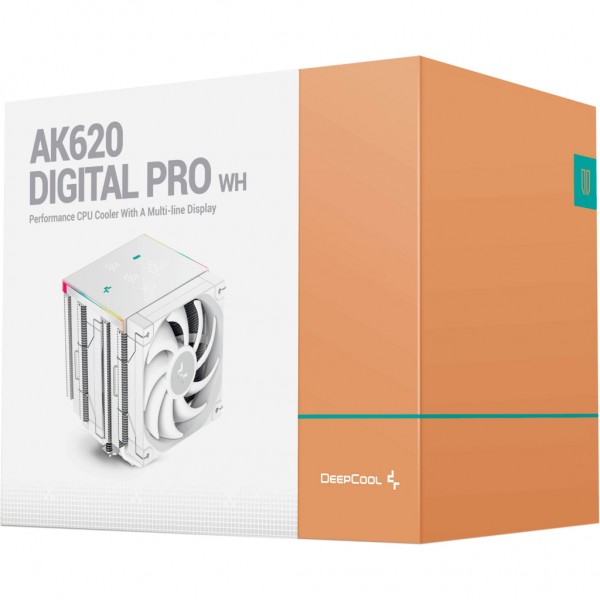 Кулер до процесора Deepcool AK620 Digital Pro White (R-AK620-WHAPMN-G)